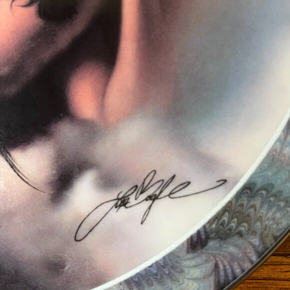 Lee Bogle The Lovers Plate #1 in Soul Mates Collection Native American 1995 - Picture 4 of 9